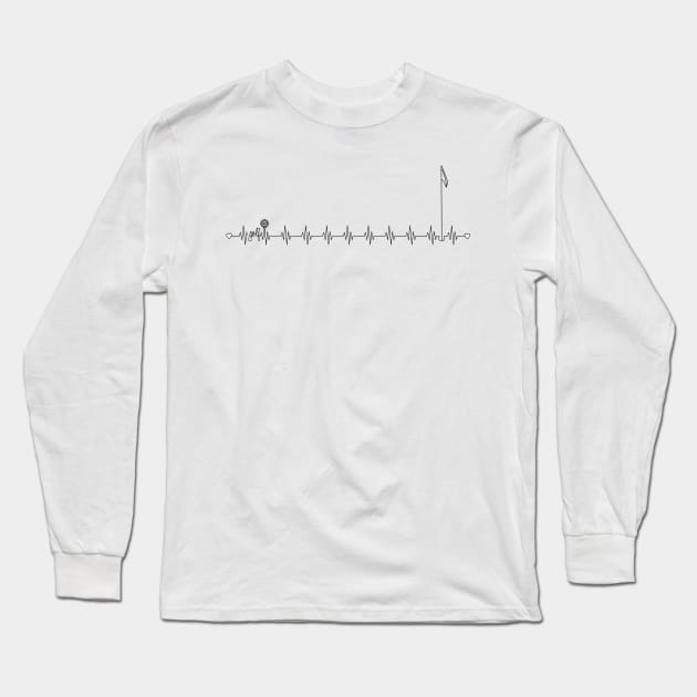 I heart Golf Long Sleeve T-Shirt by TJWArtisticCreations